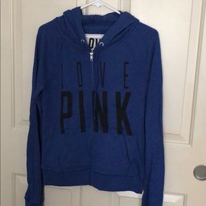 Pink Victoria’s Secret zip up